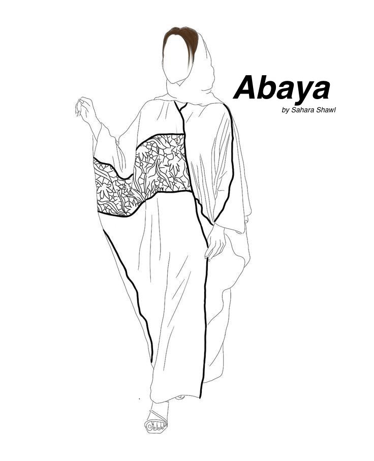 Abaya by Sahara Shawl